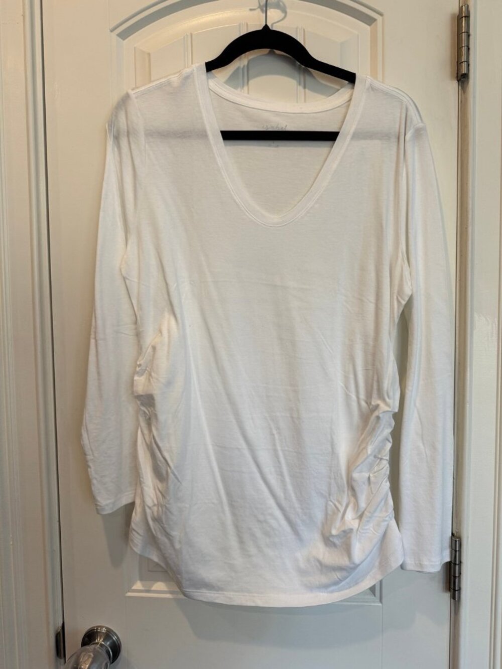 New with tags white long sleeve maternity Isabel - large